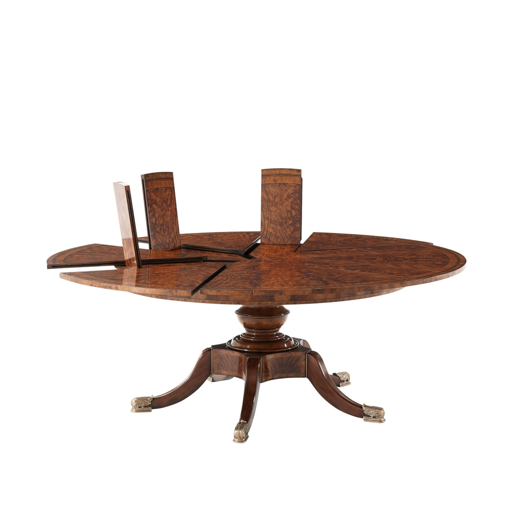 The Althorp Patent Jupe Table-Theodore Alexander-THEO-AL54009-Dining Tables-2-France and Son