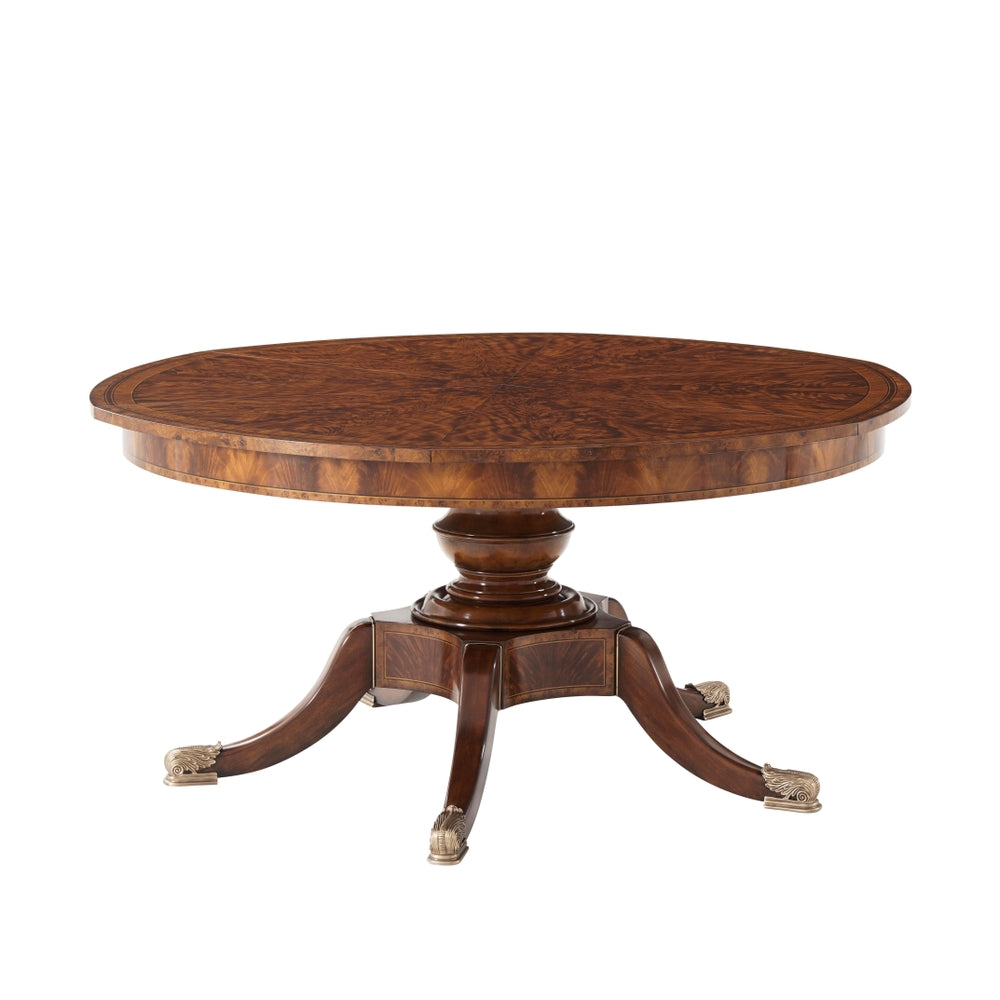 The Althorp Patent Jupe Table-Theodore Alexander-THEO-AL54009-Dining Tables-4-France and Son
