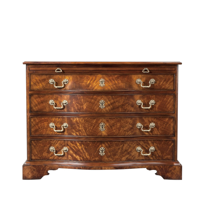 The India Silk Serpentine Chest-Theodore Alexander-THEO-AL60009-Dressers-5-France and Son