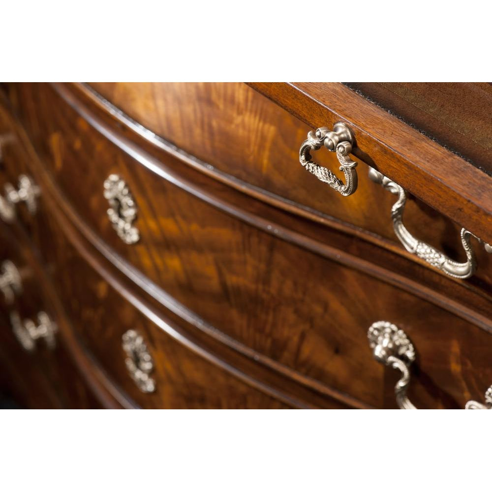 The India Silk Serpentine Chest-Theodore Alexander-THEO-AL60009-Dressers-6-France and Son