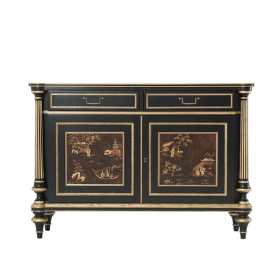 Daguerre Chinoiserie Cabinet-Theodore Alexander-THEO-AL61091-Bookcases & Cabinets-4-France and Son