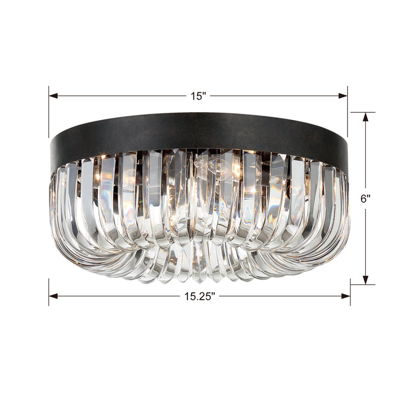 Alister 5 Light Ceiling Mount-Crystorama Lighting Company-CRYSTO-ALI-B2005-CZ-Chandeliers-2-France and Son
