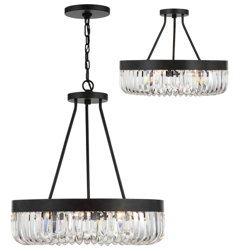 Alister 8 Light Chandelier-Crystorama Lighting Company-CRYSTO-ALI-B2008-CZ-Chandeliers-3-France and Son