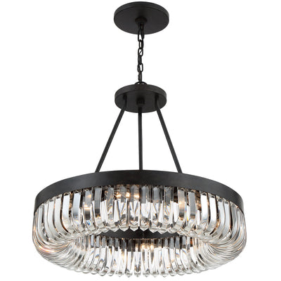 Alister 8 Light Chandelier-Crystorama Lighting Company-CRYSTO-ALI-B2008-CZ-Chandeliers-2-France and Son