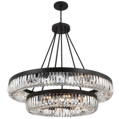 Alister 26 Light Chandelier-Crystorama Lighting Company-CRYSTO-ALI-B2026-CZ-Chandeliers-1-France and Son