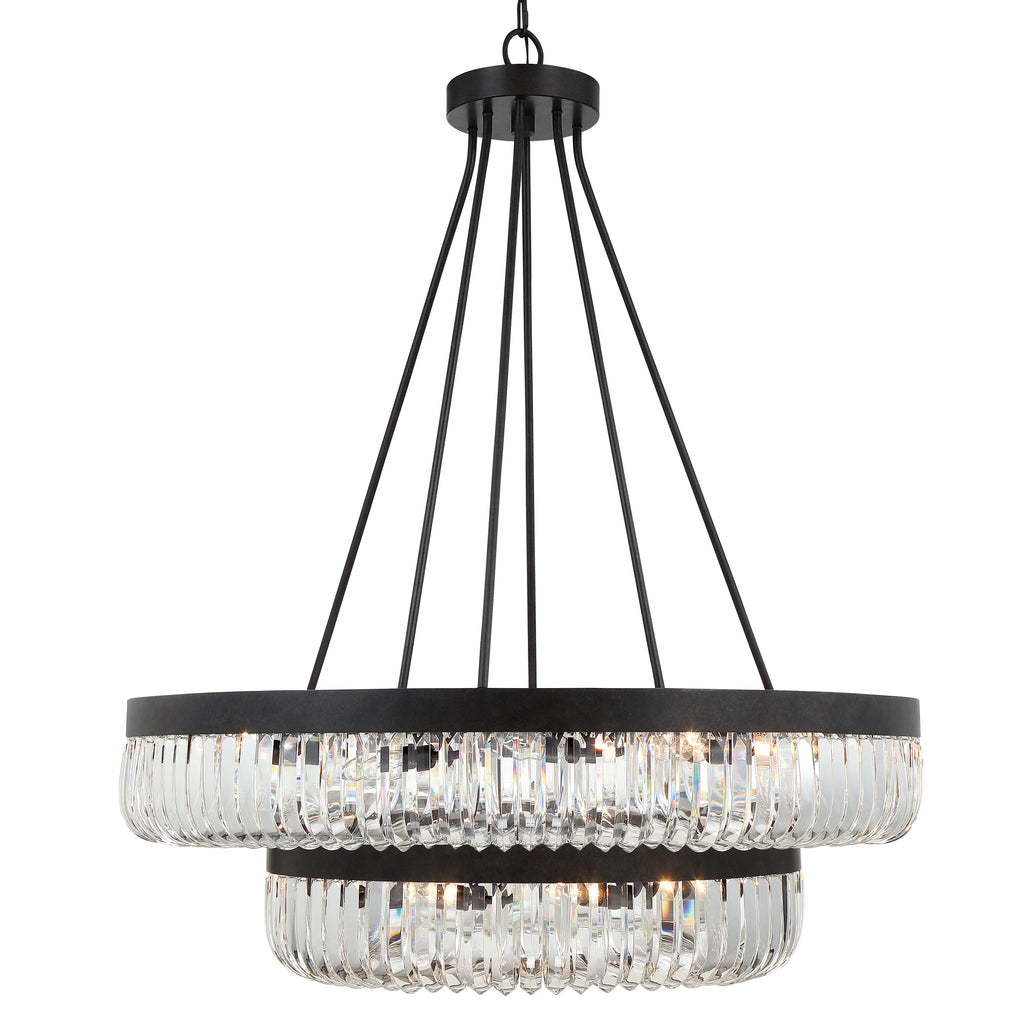 Alister 26 Light Chandelier-Crystorama Lighting Company-CRYSTO-ALI-B2026-CZ-Chandeliers-2-France and Son