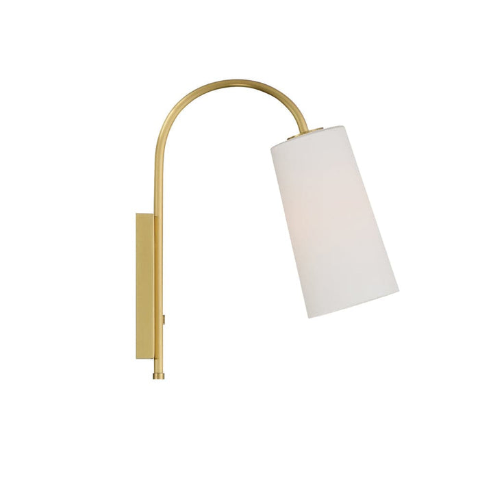 Alexa 1 Light Wall Mount-Crystorama Lighting Company-CRYSTO-ALX-4501-AG-Wall LightingAged Brass-1-France and Son