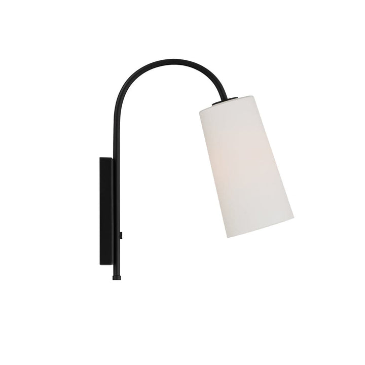 Alexa 1 Light Wall Mount-Crystorama Lighting Company-CRYSTO-ALX-4501-MK-Wall LightingMatte Black-2-France and Son