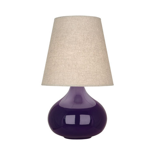 June Accent Lamp-Robert Abbey Fine Lighting-ABBEY-AM91-Table LampsAmethyst-Buff-1-France and Son