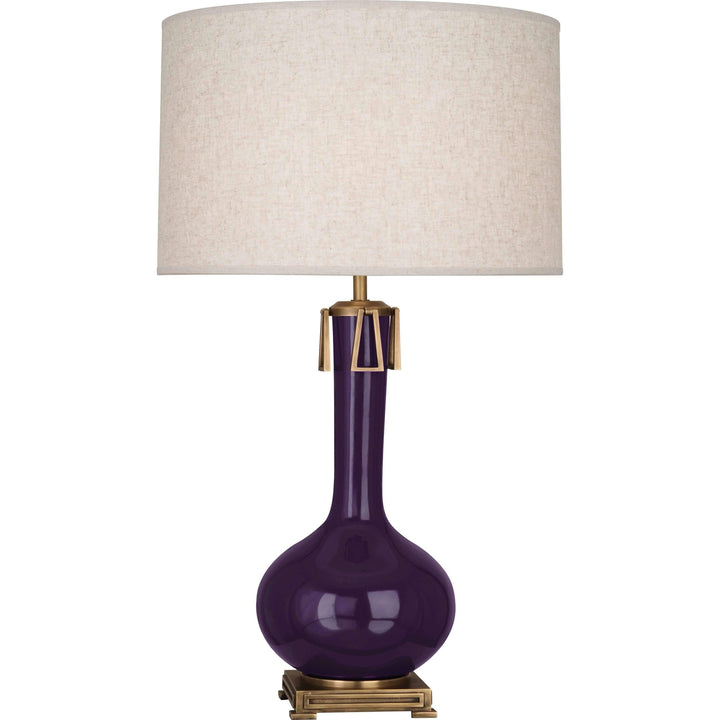 Athena Table Lamp-Robert Abbey Fine Lighting-ABBEY-AM992-Table LampsAmethyst-2-France and Son