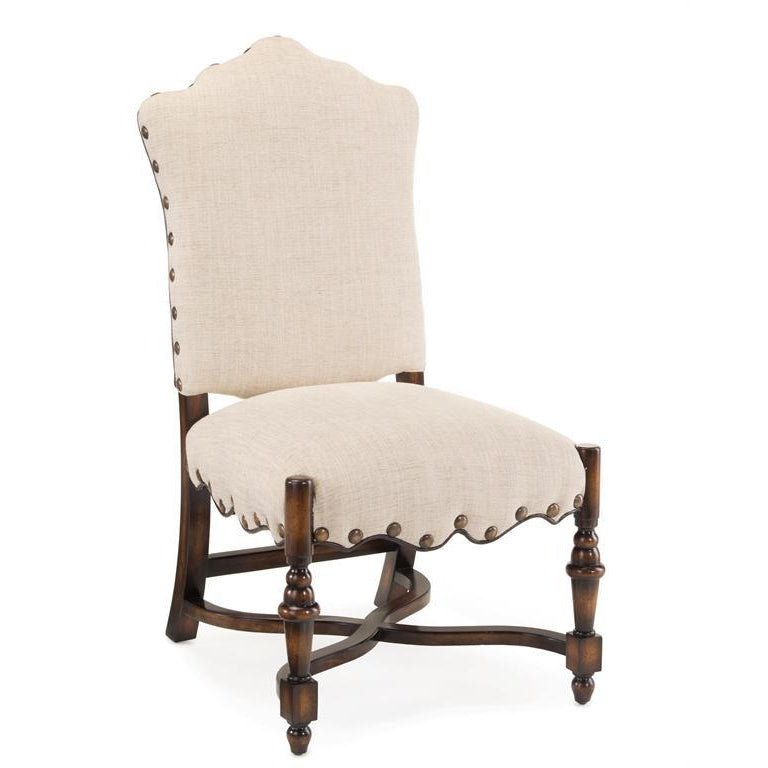 French Linen Dining Side Chair-John Richard-JR-AMF-1066V18-FRLN-AS-Dining Chairs-1-France and Son