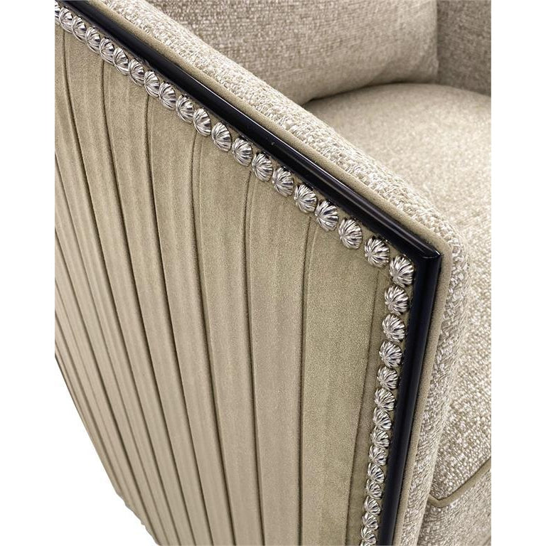Sonoma Swivel Chair-John Richard-JR-AMF-1681V226-2205-AS-Lounge ChairsV226 Burnished Silver / 2205 fabric-7-France and Son