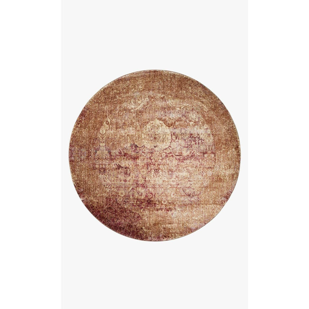 Anastasia AF-18 Copper / Ivory Area Rug-Loloi-LOLOI-ANASAF-18CPIV530R-Rugs5'-3" x 5'-3" Round-4-France and Son