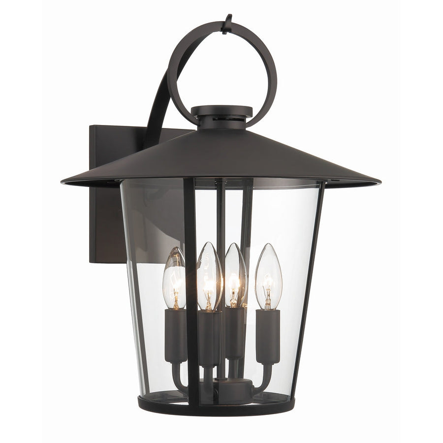 Andover 4 Light Outdoor Wall Mount-Crystorama Lighting Company-CRYSTO-AND-9202-CL-MK-Outdoor Flush Mounts-1-France and Son