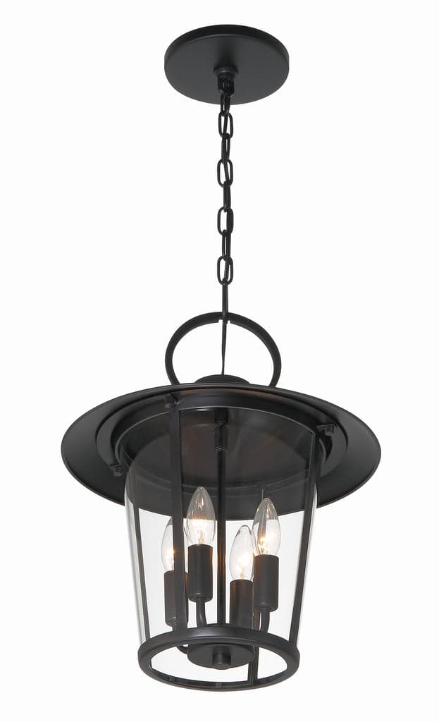 Andover Outdoor 4 Light Chandelier-Crystorama Lighting Company-CRYSTO-AND-9204-CL-MK-Chandeliers-3-France and Son