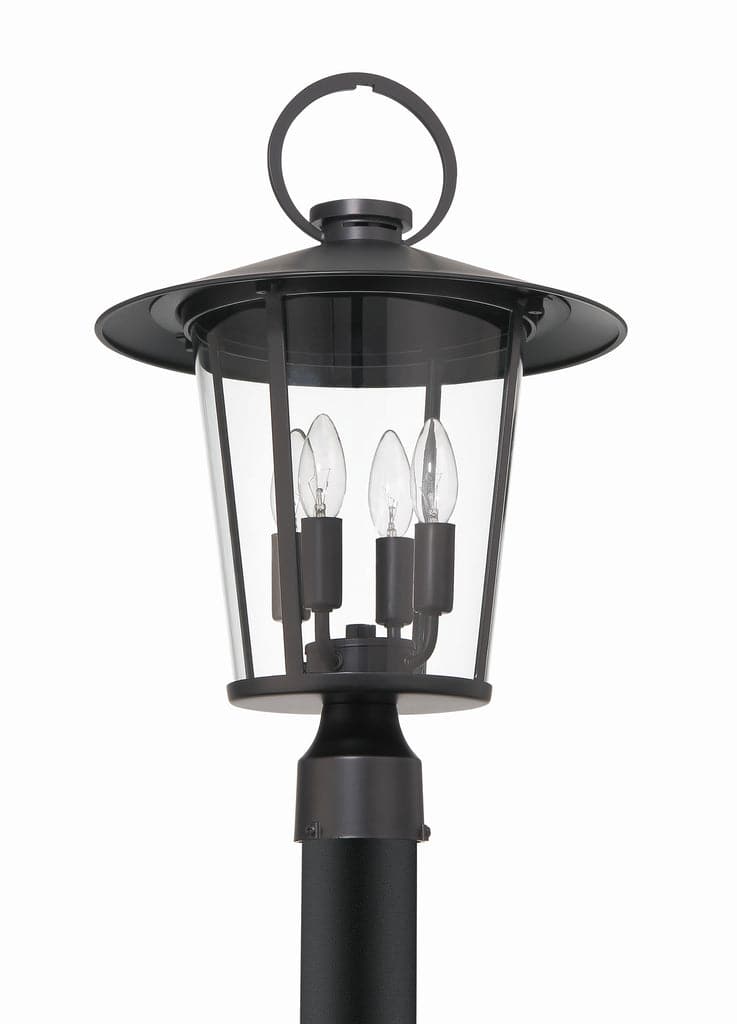 Andover 4 Light Outdoor Lantern Post-Crystorama Lighting Company-CRYSTO-AND-9209-CL-MK-Outdoor Post Lanterns-3-France and Son
