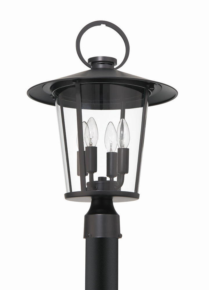 Andover 4 Light Outdoor Lantern Post-Crystorama Lighting Company-CRYSTO-AND-9209-CL-MK-Outdoor Post Lanterns-3-France and Son