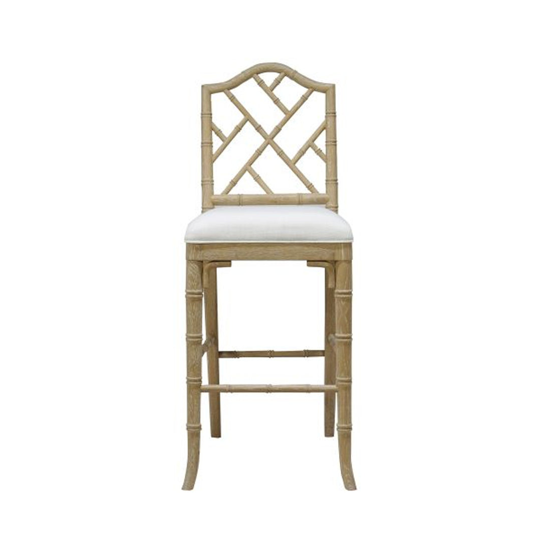 Annette Chippendale Style Bamboo Counter Stool-Worlds Away-WORLD-ANNETTE CO-Dining ChairsNatural-1-France and Son