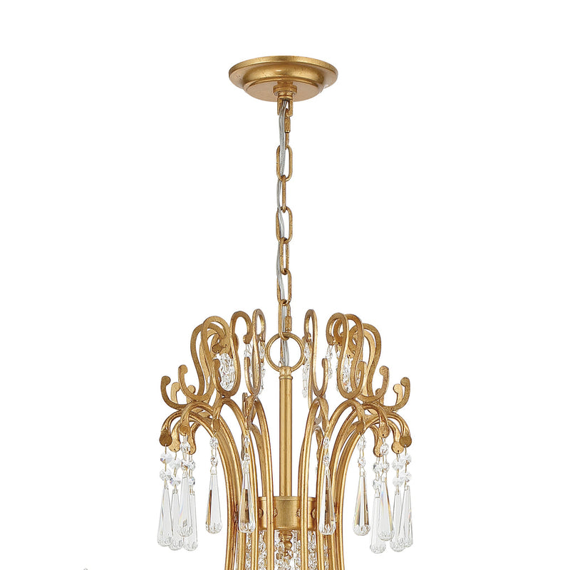 Arcadia 15 Light Chandelier-Crystorama Lighting Company-CRYSTO-ARC-1919-GA-CL-MWP-ChandeliersAntique Gold-5-France and Son