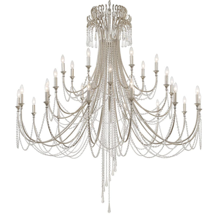 Arcadia 28 Light Chandelier-Crystorama Lighting Company-CRYSTO-ARC-1929-GA-CL-MWP-ChandeliersAntique Gold-4-France and Son