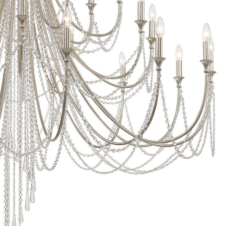 Arcadia 28 Light Chandelier-Crystorama Lighting Company-CRYSTO-ARC-1929-GA-CL-MWP-ChandeliersAntique Gold-6-France and Son