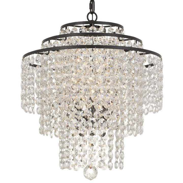 Arielle 4 Light Chandelier-Crystorama Lighting Company-CRYSTO-ARI-304-DB-CL-MWP-ChandeliersDark Bronze-6-France and Son