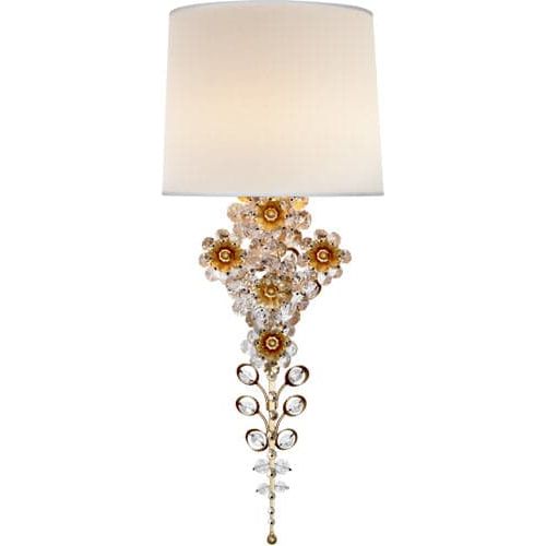 Carter Tail Sconce-Visual Comfort-VISUAL-ARN 2226G-L-Wall LightingGold-2-France and Son