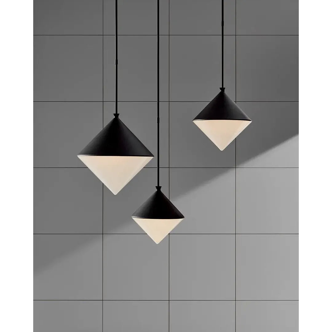 Serbian Large Pendant-Visual Comfort-VISUAL-ARN 5357BLK-WG-PendantsMatte Black-2-France and Son