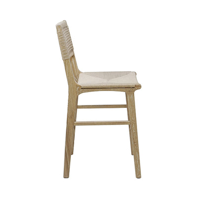 Astrid Woven Back Counter Stool-Worlds Away-WORLD-ASTRID CO-Stools & OttomansNatural-3-France and Son