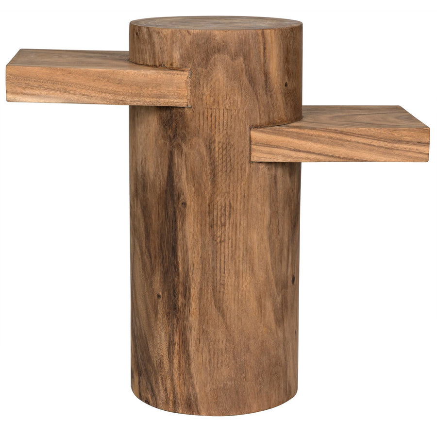 Tabula Side Table - Munggur Wood-Noir-NOIR-AW-26-Side Tables-1-France and Son
