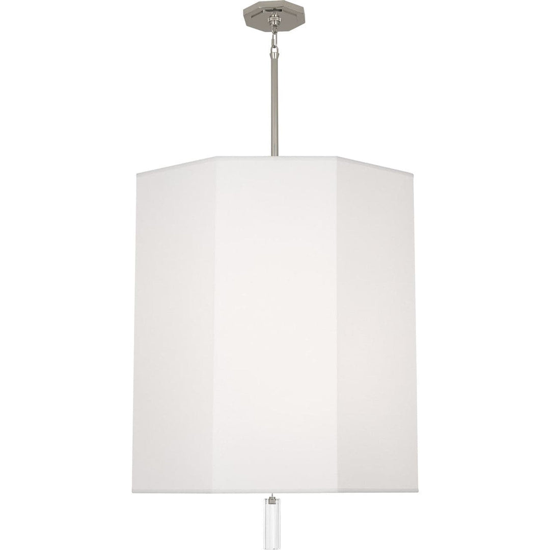 Kate Pendant-Robert Abbey Fine Lighting-ABBEY-AW203-PendantsPolished Nickel / Oyster White-2-France and Son