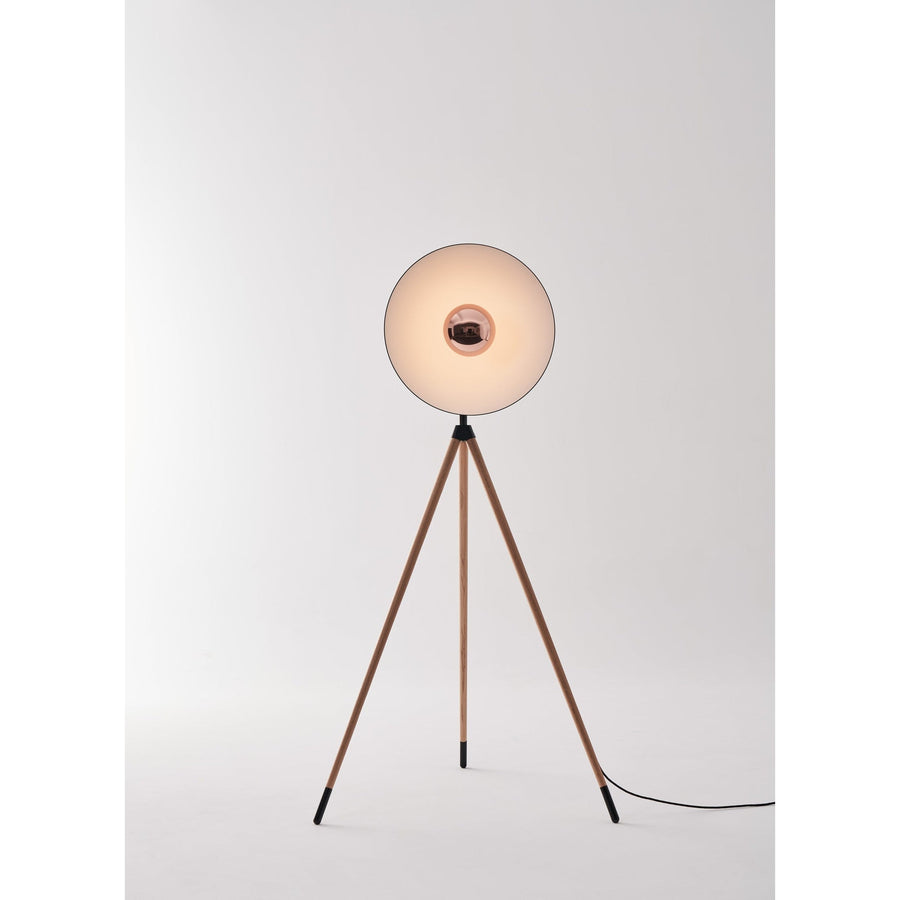 Apollo Mega Floor Lamp-Seed Design-SEED-SLD-3655MFTE-BCH-Floor LampsBlack/Cooper + Beech Wood-1-France and Son