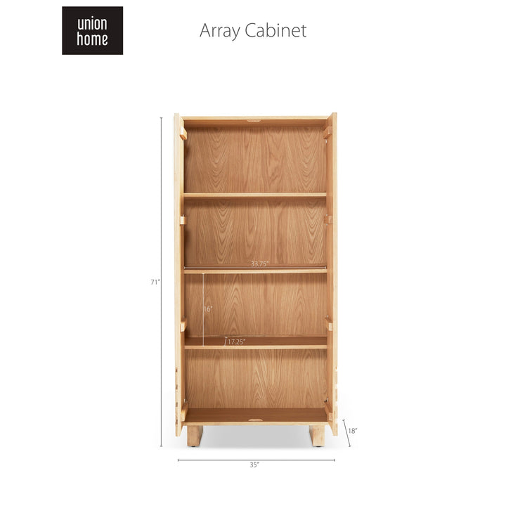 Array Large Cabinet-Union Home Furniture-UNION-LVR00618-Bookcases & Cabinets-6-France and Son