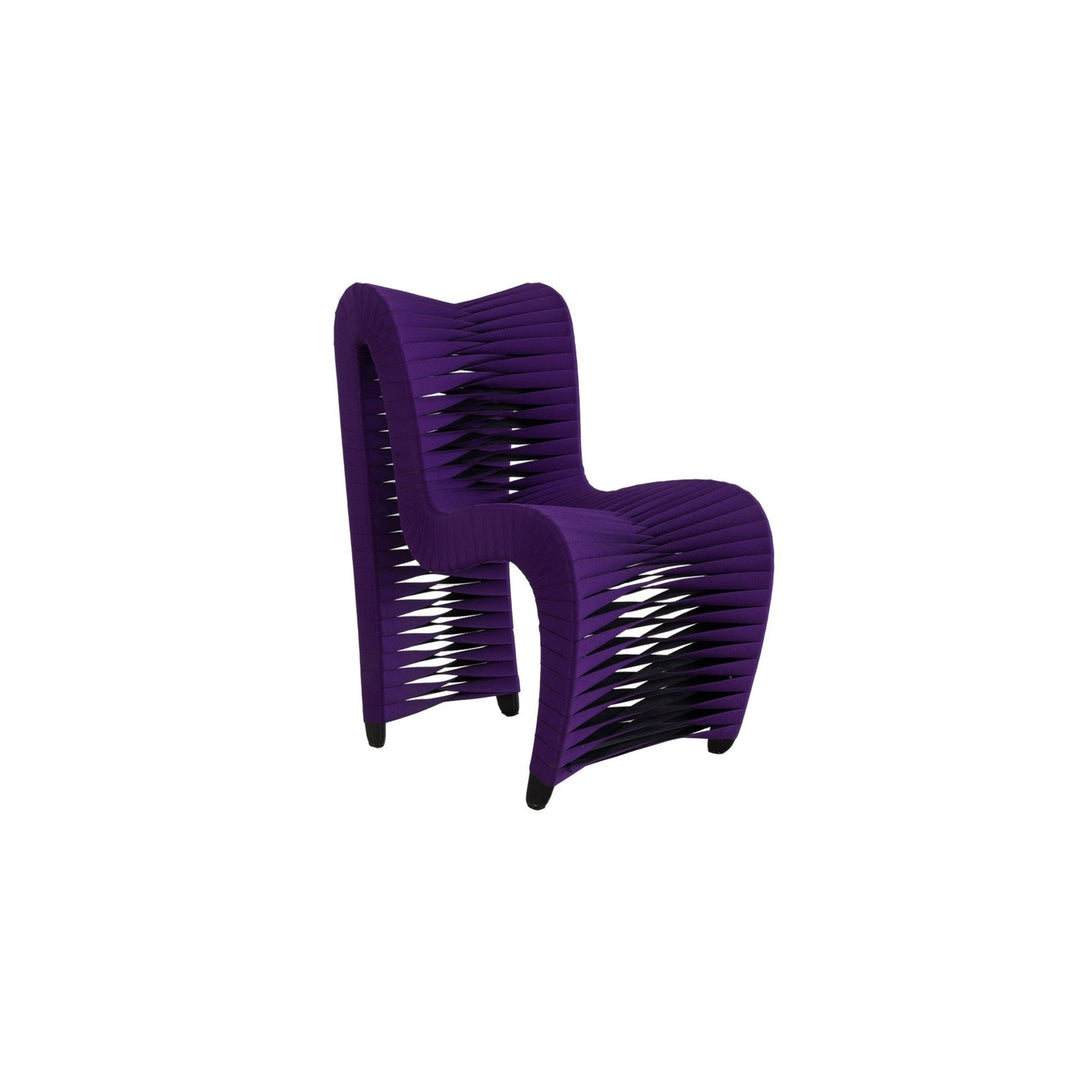 Seat Belt Dining Chair-Phillips Collection-PHIL-B2061PU-Dining ChairsPurple-Low Back-15-France and Son