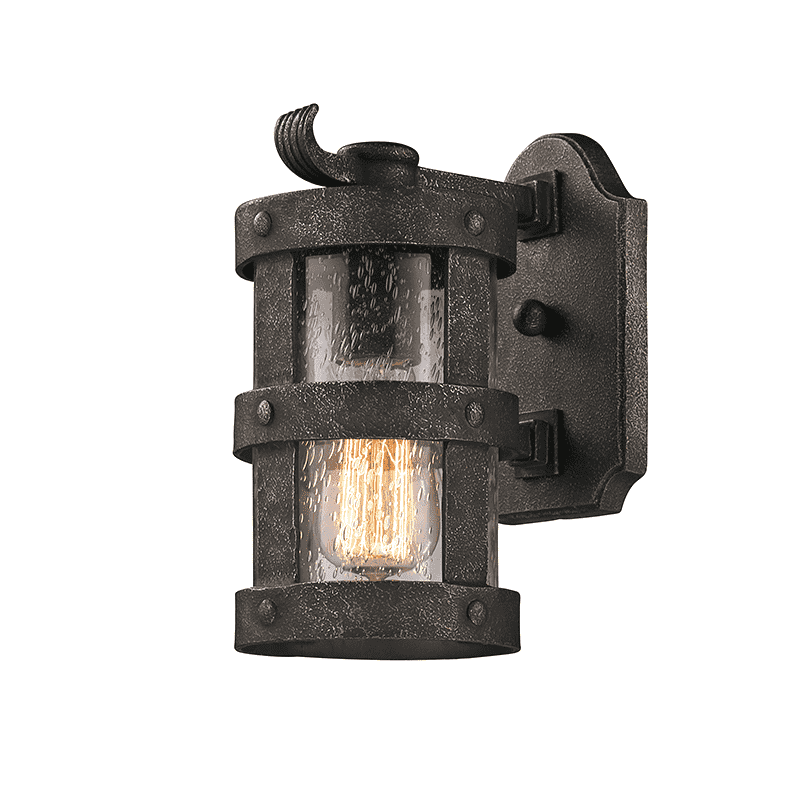 Barbosa 1Lt Wall Lantern Small Barbosa Bronze-Troy Lighting-TROY-B3311-Outdoor Lighting-1-France and Son