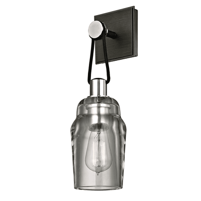 Citizen 1Lt Wall Sconce Graphite And Polished Nickel-Troy Lighting-TROY-B5991-Wall Lighting-1-France and Son