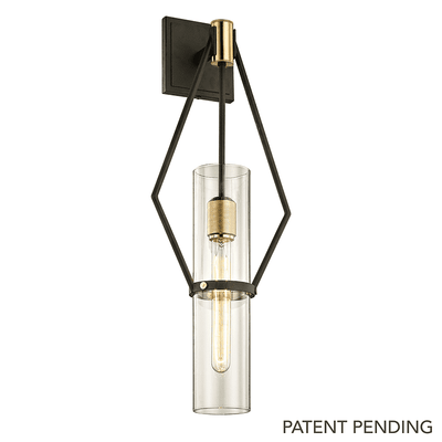 Raef 1Lt Wall Sconce-Troy Lighting-TROY-B6312-Wall Lighting9.5'' W-Textured Bronze Brushed Brass-2-France and Son