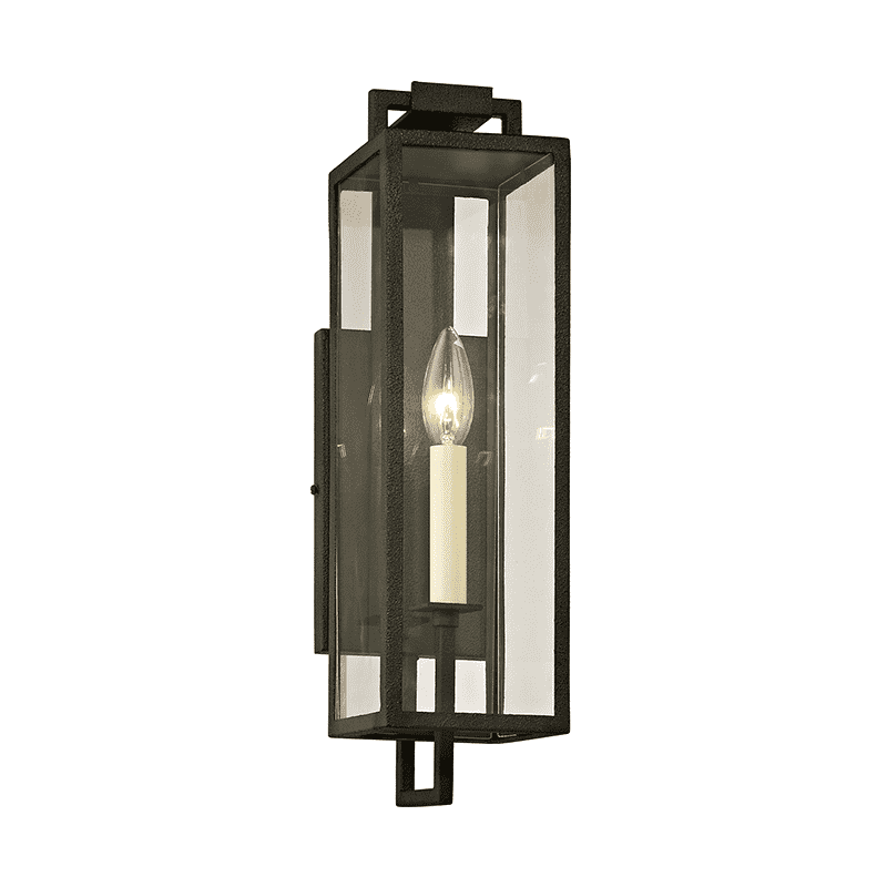Beckham 1Lt Wall Forged Iron-Troy Lighting-TROY-B6381-Outdoor Lighting-1-France and Son