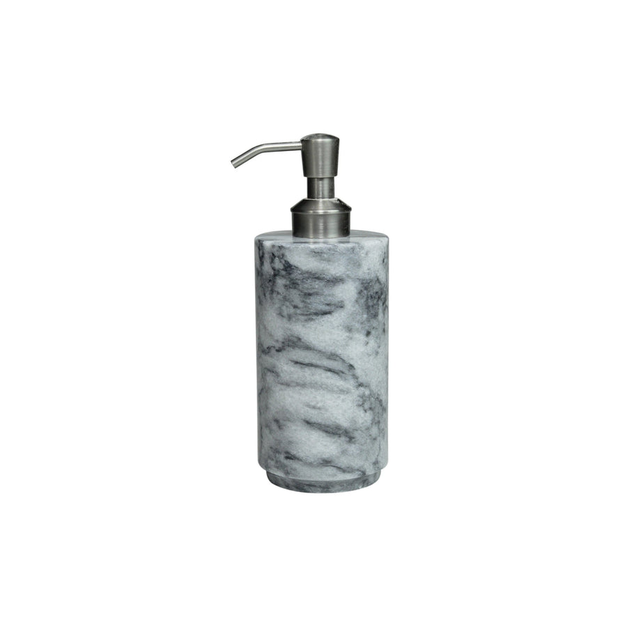 Eris Collection - Soap Dispenser-Marble Crafter-MC-BA03-1CG-Bathroom DecorCloud Gray-1-France and Son