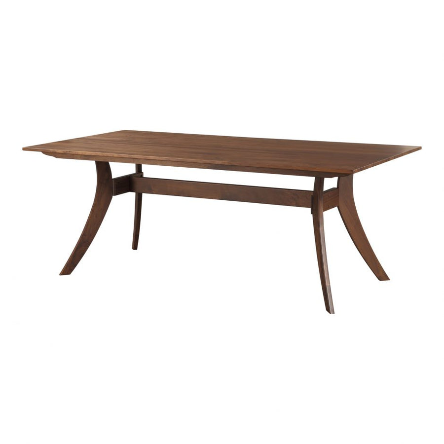 Florence Rectangular Dining Table Small Walnut-Moes-MOE-BC-1001-03-Dining Tables-1-France and Son