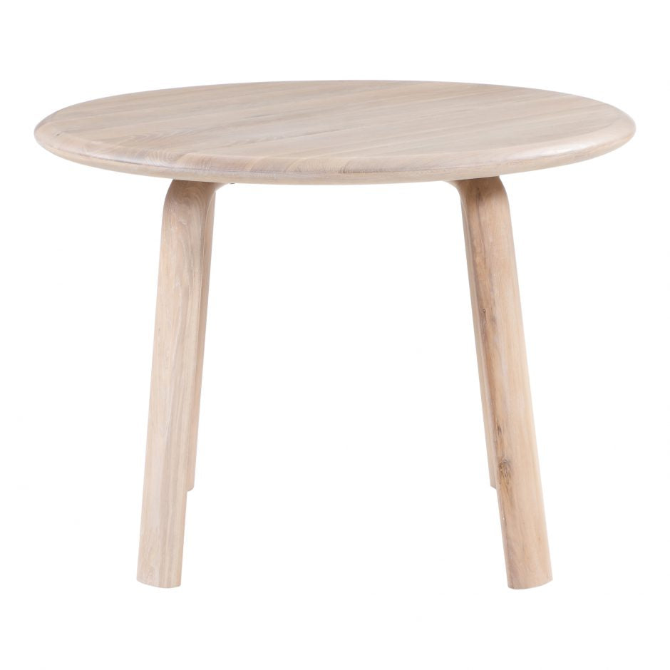 Malibu Round Dining Table White Oak-Moes-MOE-BC-1047-18-Dining Tables-2-France and Son