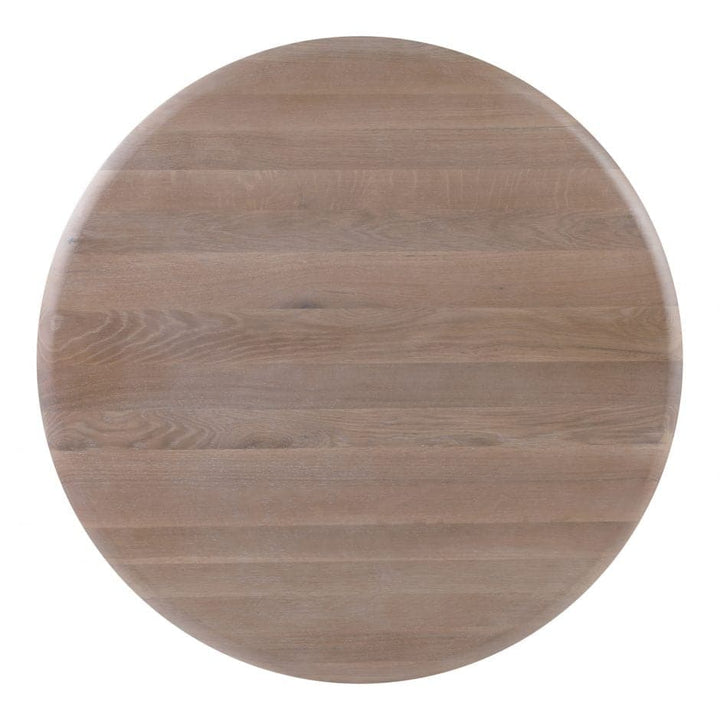 Malibu Round Dining Table White Oak-Moes-MOE-BC-1047-18-Dining Tables-4-France and Son