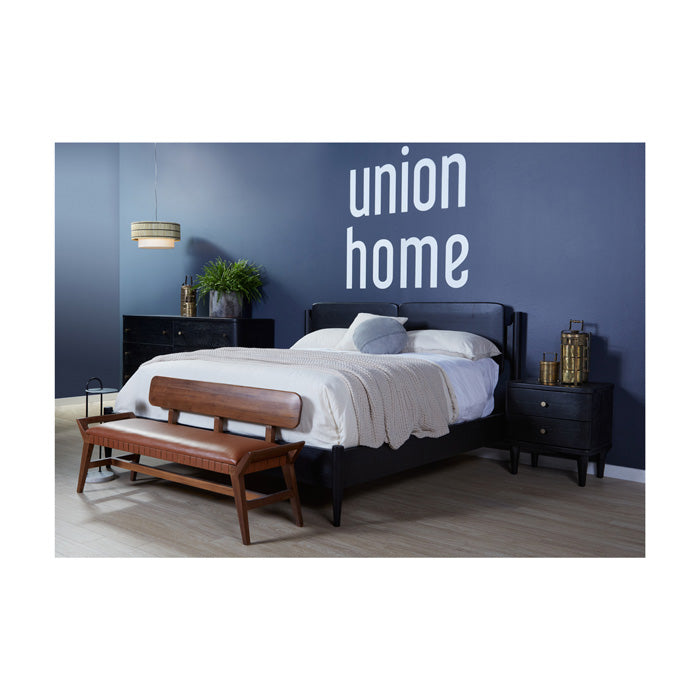 Daniel Queen Bed-Union Home Furniture-UNION-BDM00148-BedsCharcoal-2-France and Son