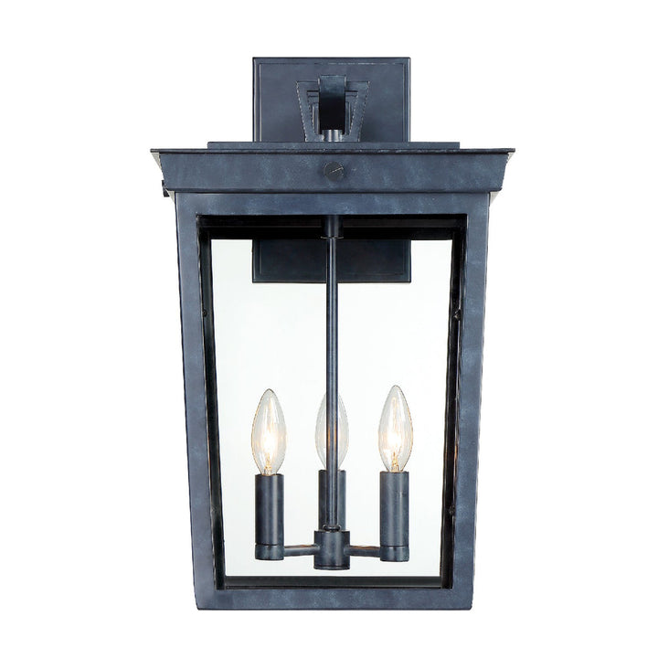 Belmont 3 Light Outdoor Wall Mount-Crystorama Lighting Company-CRYSTO-BEL-A8063-GE-Wall Lighting-2-France and Son