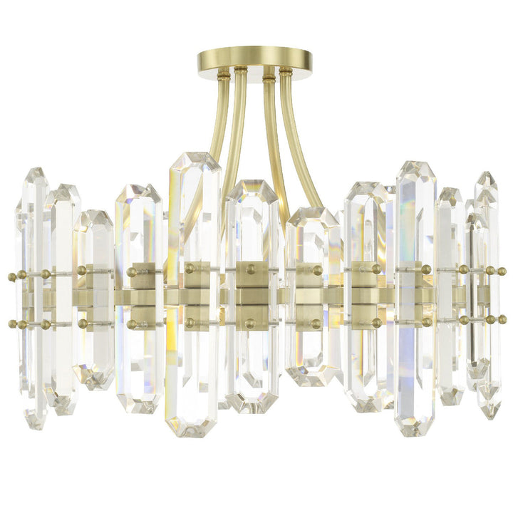 Bolton 4 Light Ceiling Mount-Crystorama Lighting Company-CRYSTO-BOL-8884-AG-ChandeliersAged Brass-1-France and Son