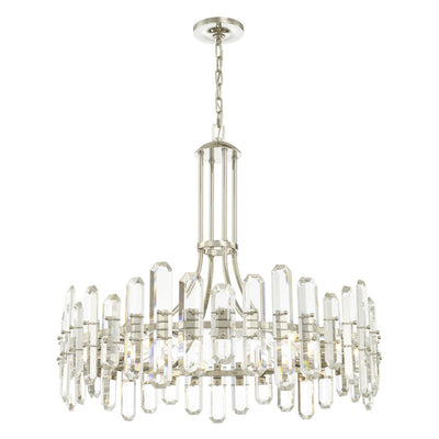 Bolton 12 Light Chandelier-Crystorama Lighting Company-CRYSTO-BOL-8889-PN-ChandeliersPolished Nickel-2-France and Son