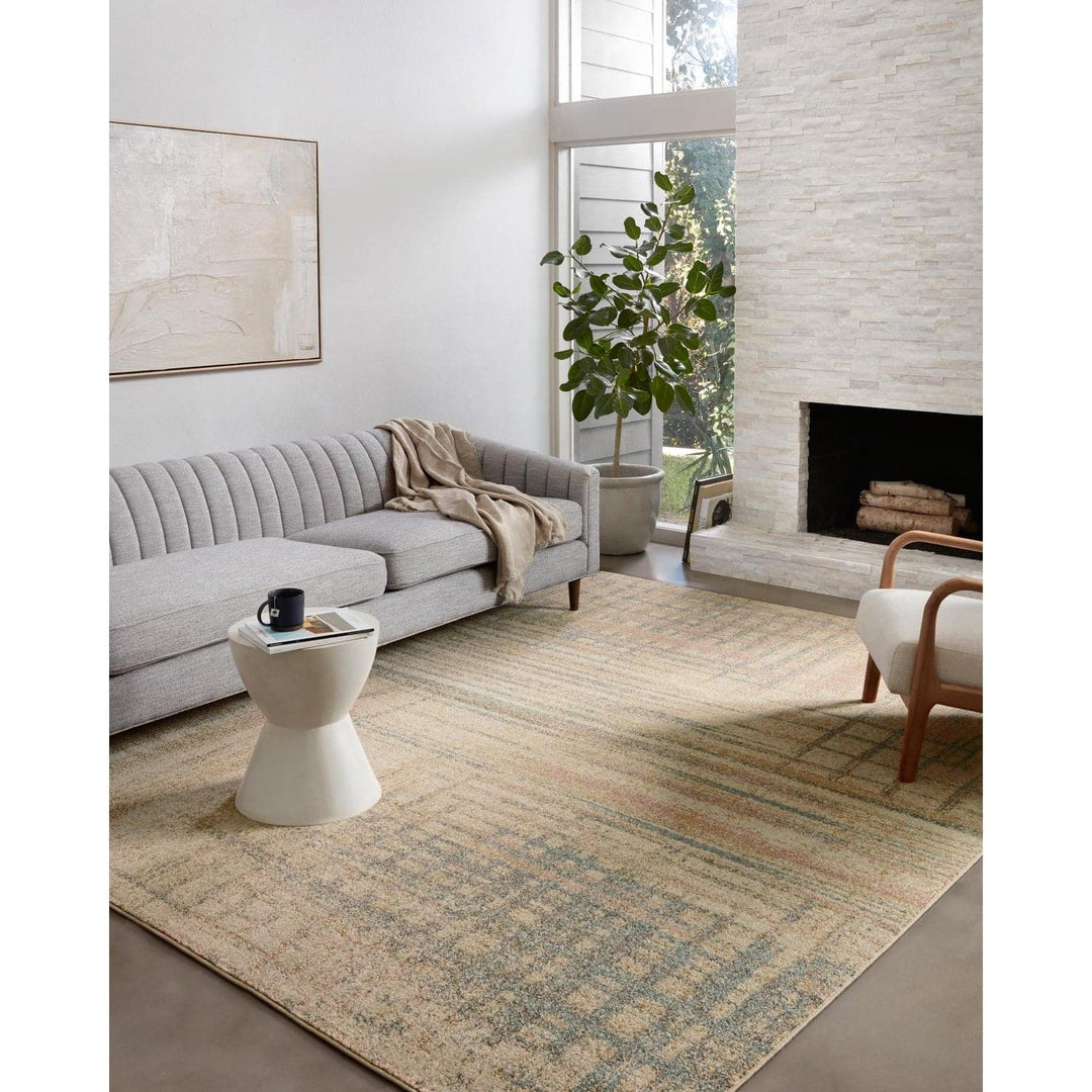 Bowery BOW-07 Beige / Multi Area Rug-Loloi-LOLOI-BOWEBOW-07BEML2340-Rugs2'-3" x 4'-0"-3-France and Son