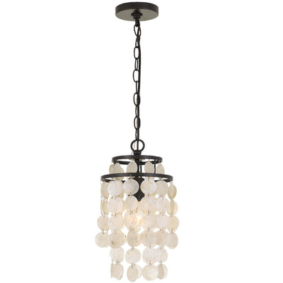 Brielle 1 Light Mini Chandelier-Crystorama Lighting Company-CRYSTO-BRI-3000-DB-Chandeliers-1-France and Son