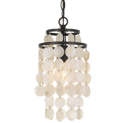 Brielle 1 Light Mini Chandelier-Crystorama Lighting Company-CRYSTO-BRI-3000-DB-Chandeliers-2-France and Son