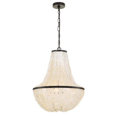 Brielle 6 Light Chandelier-Crystorama Lighting Company-CRYSTO-BRI-3006-DB-Chandeliers-1-France and Son